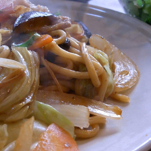 麺のレシピ〜和野菜いっぱいのソース焼きそば〜