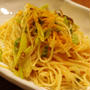 香ばしねぎの明太子パスタ