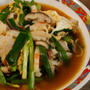 にらたっぷり豚玉辛麺にも、しいたけをお忘れなく。