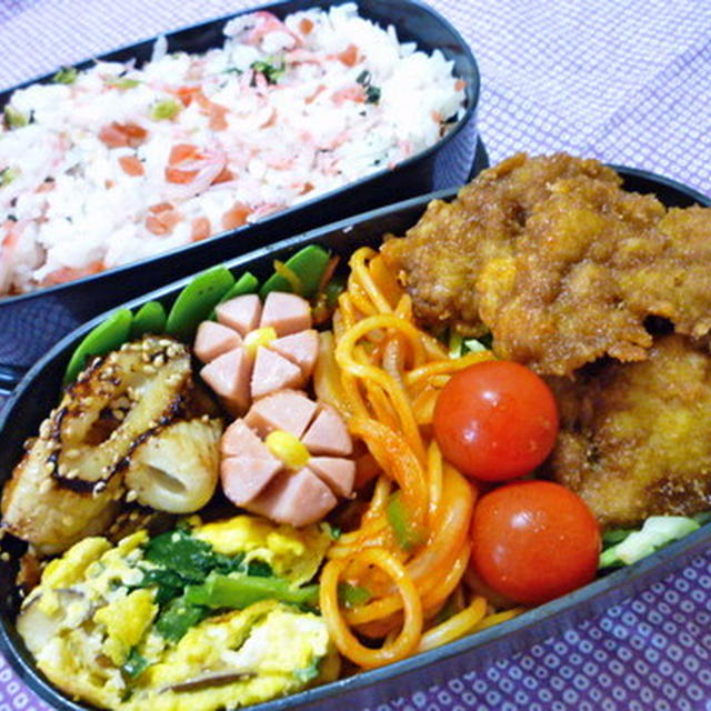 男子高校生みたいな？お弁当