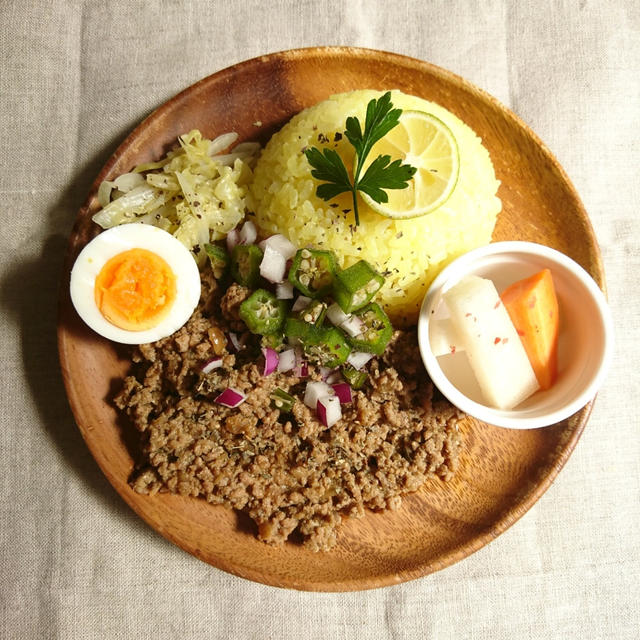 ＊ドライキーマカレー＊