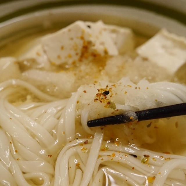 ★　みぞれダシ豆腐うどん＆鱈天