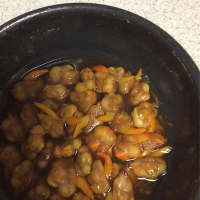頂き物2つ、青柳と実山椒
