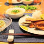～ショック…～　『秋刀魚の干物』の献立。