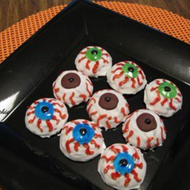 ハロウィン・アイボール・チョコレートクッキー