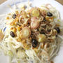 ジャージャー麺風。(-ε-)
