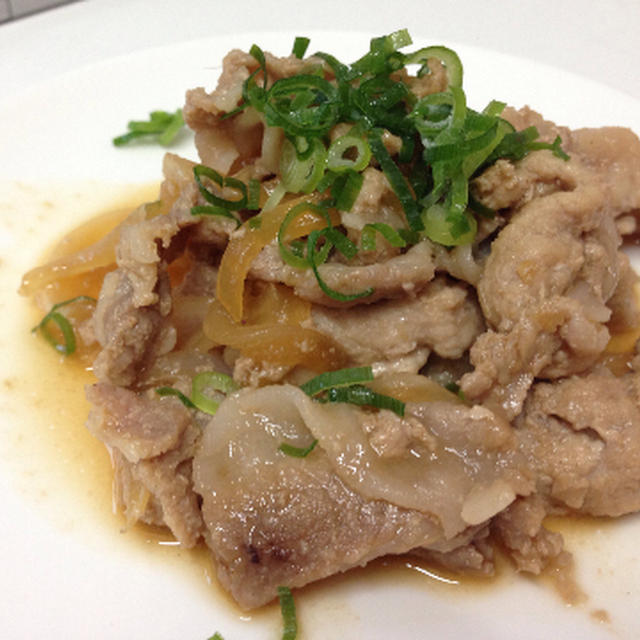 豚肉の生姜焼き！