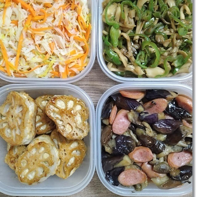 【今週の常備菜】私が作ったのとダンナさんが作った常備菜。生野菜を食べないと思ってたけど…