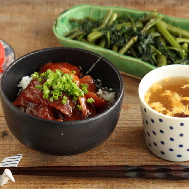 魚の丼ぶり献立
