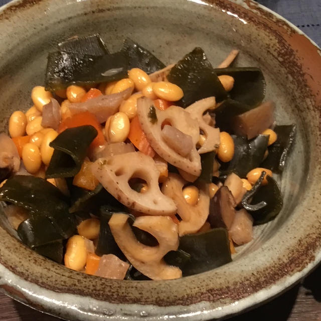 常備菜  大豆の五目煮