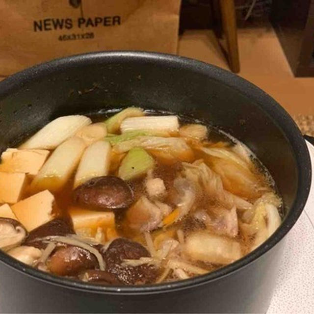 【recipe】鴨鍋／熱湯甲子園