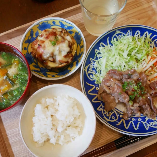 とろとろ炒めなすの14個目収穫はチーズ焼きに！昨日の晩ごはん