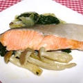 鮭の簡単フライパン蒸し～美肌&アンチエイジングに～【健康レシピ】