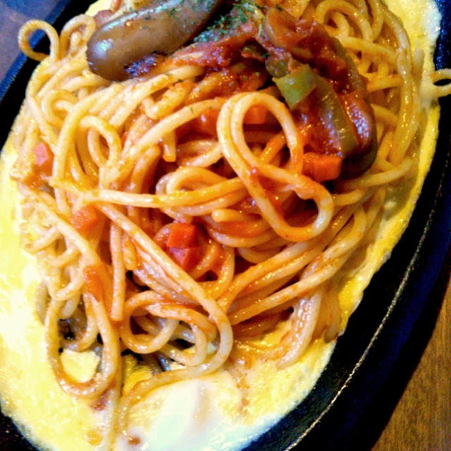 名古屋グルメ☆鉄板ナポリタン！