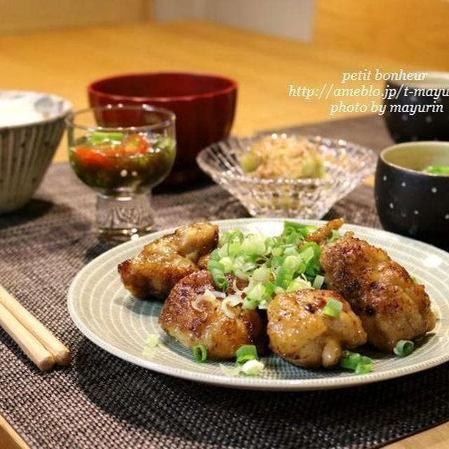 鶏肉のネギマヨぽん炒めと。。。薬疹