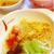 275日目-3　冷やし中華+納豆汁+果物ピュレ+カレーもやし+ご飯