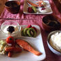 和定食の朝ごはん