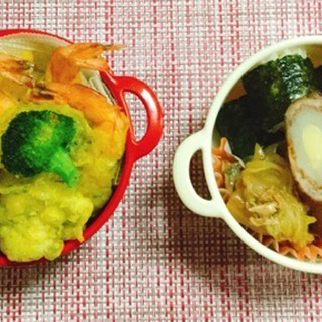 チクワのチーズ入り肉巻き・天婦羅弁当・持久性運動にアンチエイジング効果