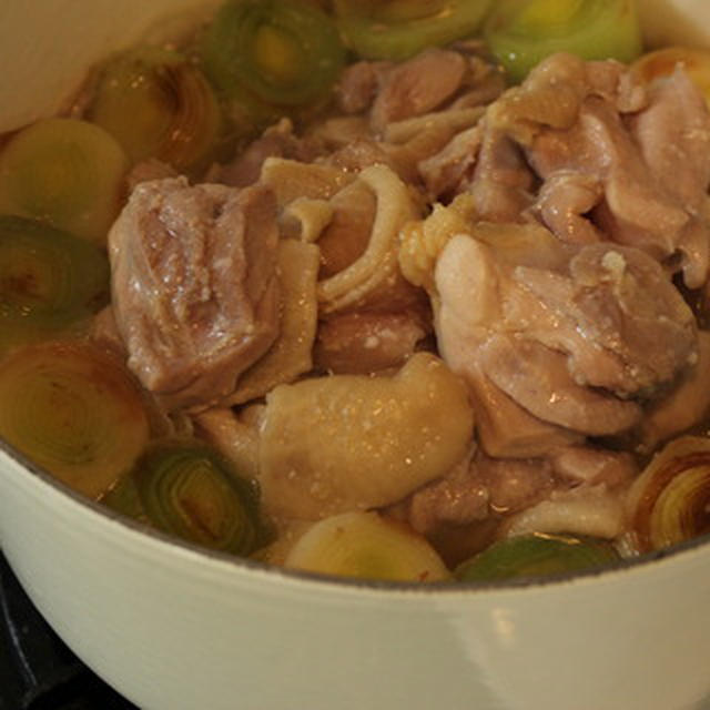 鶏肉と十勝リーキと冬瓜のナツメ煮込み