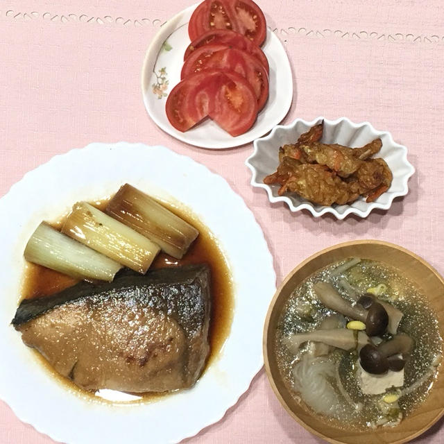 久しぶりの更新は、ブリの照り焼き