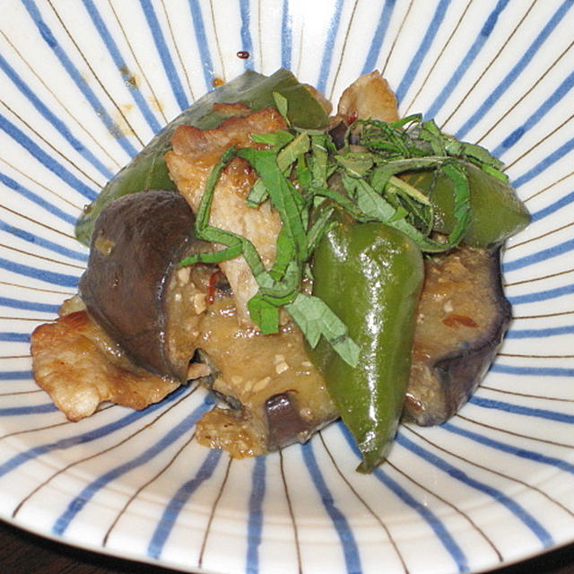豚肉とナスの鍋しぎ