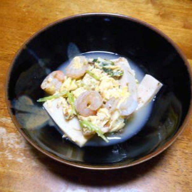 高野豆腐の卵とじ煮