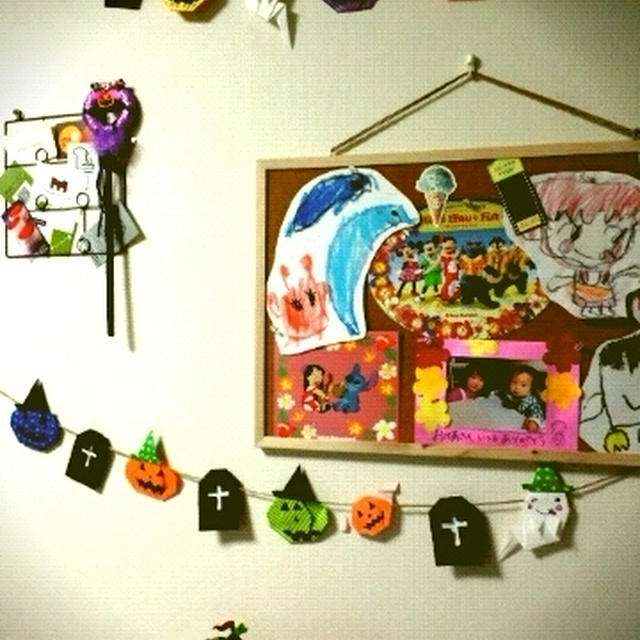 ハロウィンの飾り付け☆