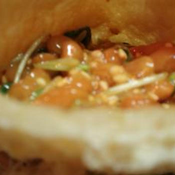 油揚げの納豆焼