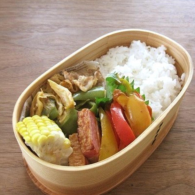 回鍋肉弁当