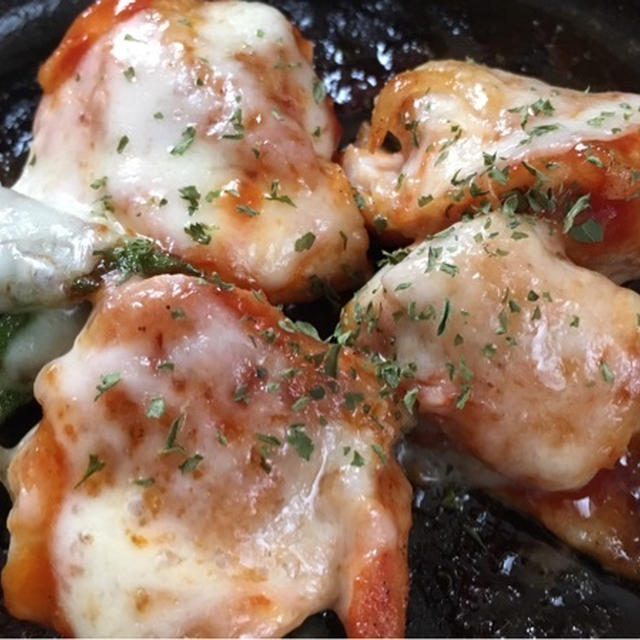 鶏ときのこのうまトマソースのチーズ焼き