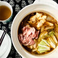 スープが美味しい、本場韓国風　納豆入りキムチ鍋