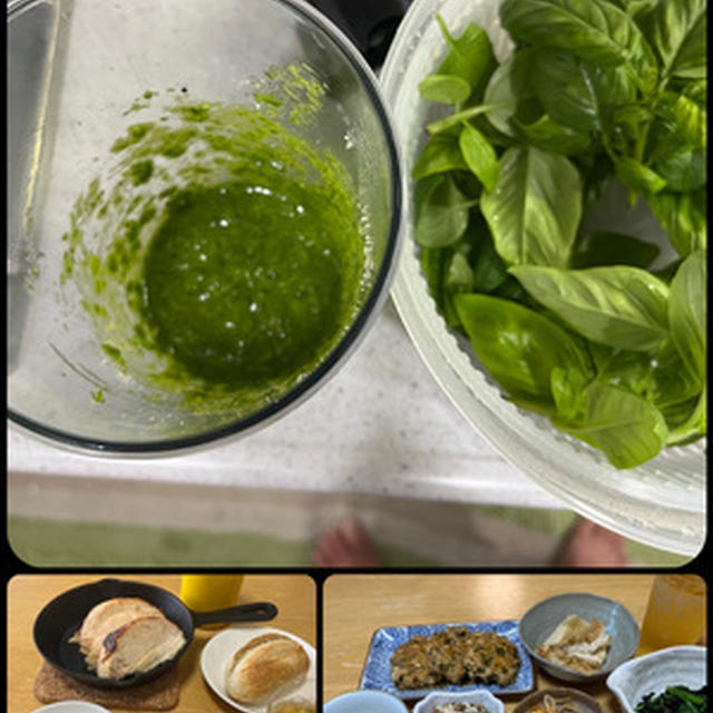久しぶりに道の駅で生バジルを買うてみて