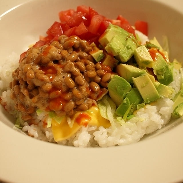 サルサ風ネバネバ丼