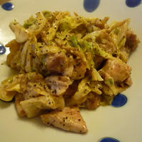 鶏肉のスパイシーマヨ炒め
