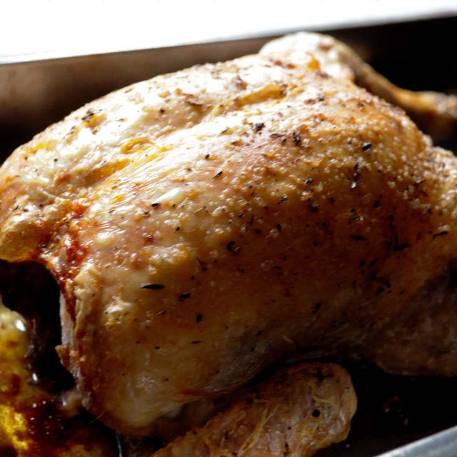 レシピ公開中❤️日常に丸鶏のローストチキン！