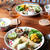 野菜もりもり！ワンプレート と 具だくさんのクリームスープ。