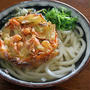 久しぶりの朝麺は「かき揚げうどん」