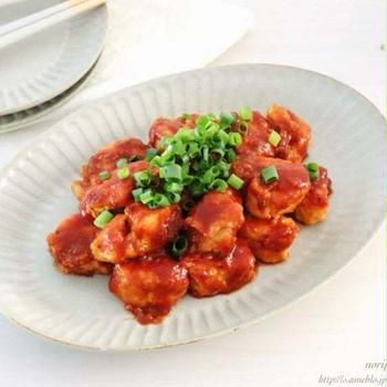 ストックむね肉でパパッと♪ウマい【鶏のチリソース】