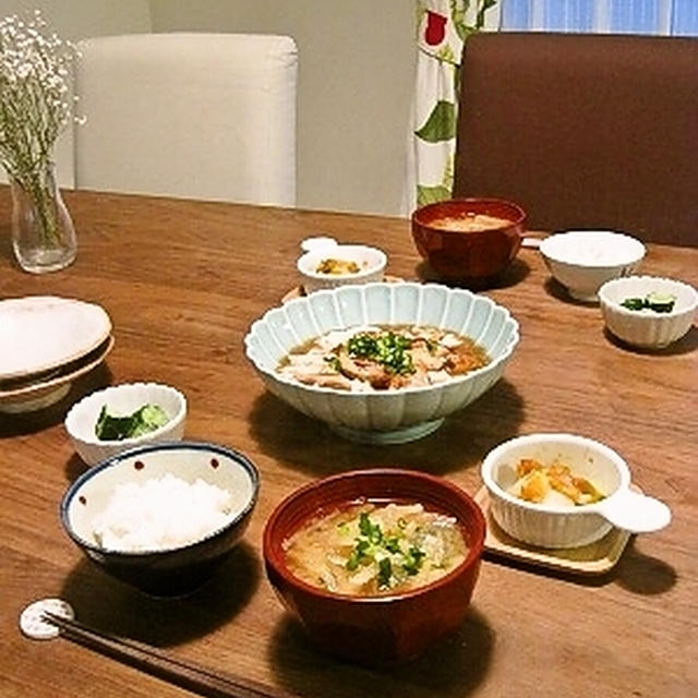 鶏もも肉と豆腐のあっさり煮
