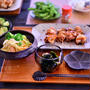 「枝豆に焼き鳥」