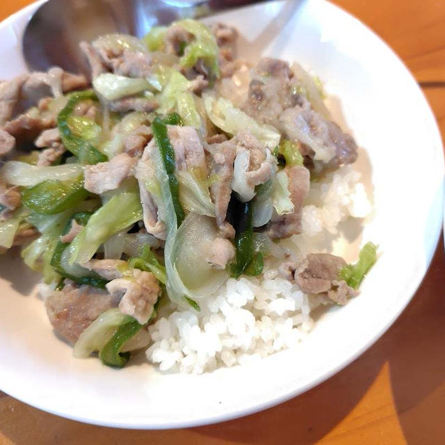 高校見学３回目(*^^*)と夫が作った中華丼(*´艸｀*)