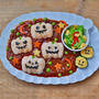 ハロウィンおにぎりでデコハヤシライス