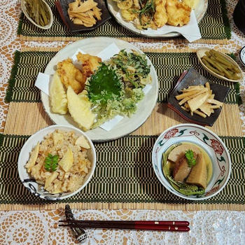 山菜尽くし