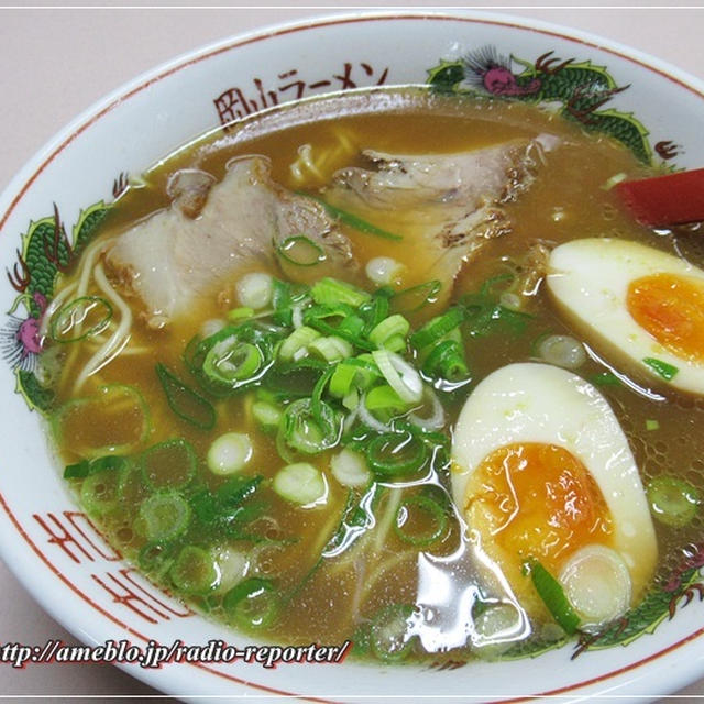 新橋で岡山ラーメン初体験☆岡山中華そば 後楽本舗