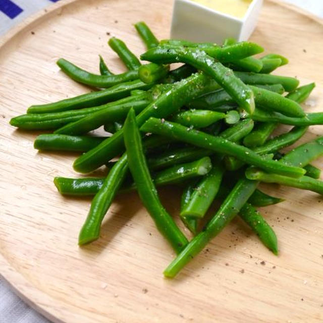 サヤインゲンのシンプル料理☆美味しい茹で方