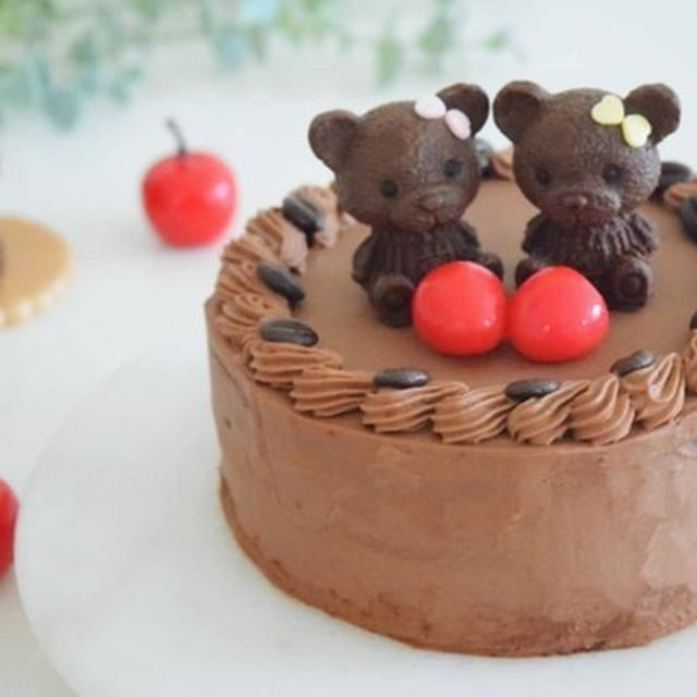 チョコレートケーキ♡湯煎しないスポンジでキメ細やかに♪