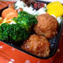 まんまるバーグのお弁当。