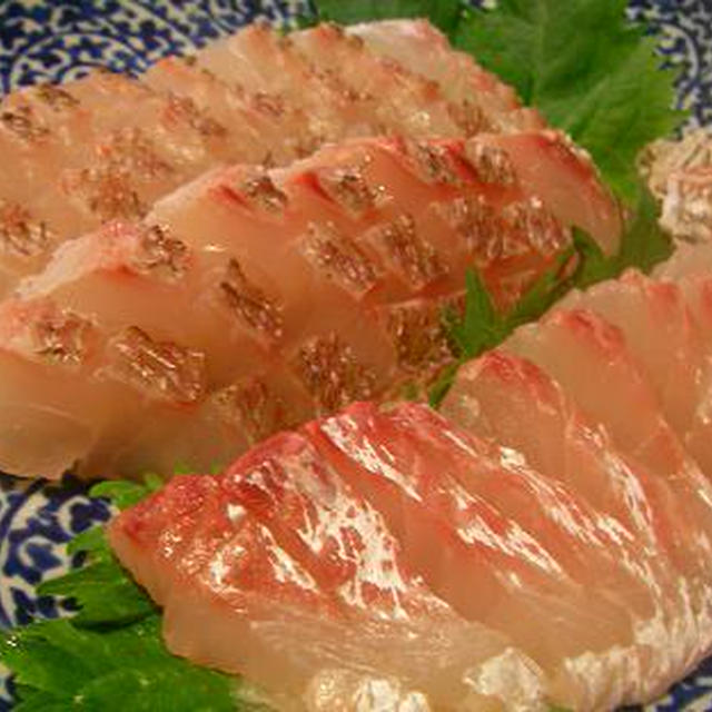 鯛の松皮造り　鯛づくし・・その４