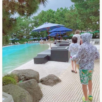 ... Garden Pool in Hilton Tokyo Bay ...