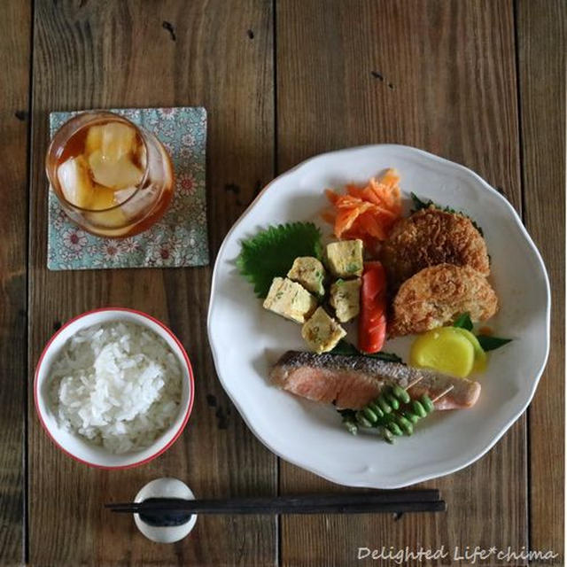 主婦めし＊おうちランチ～塩鮭等